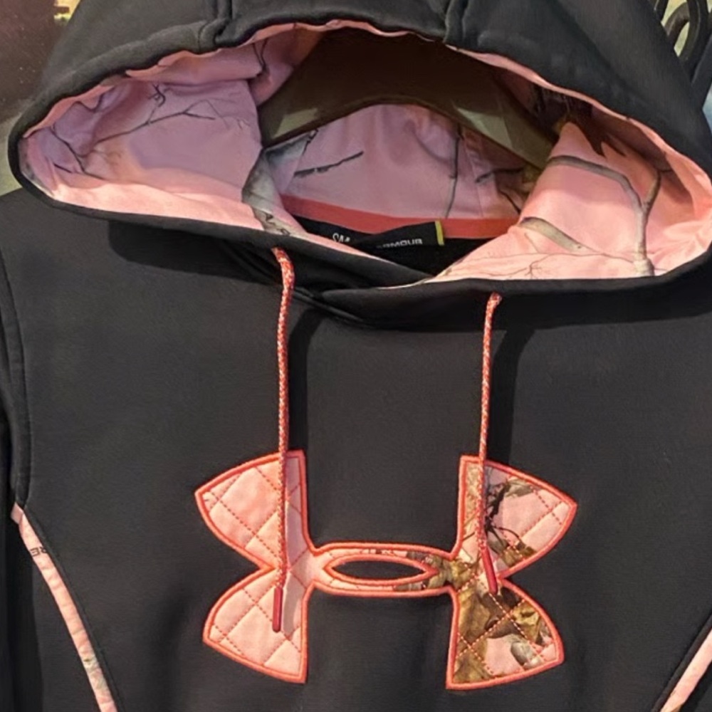 🦌 REALTREE HOODIE PINK CAMOUFLAGE PULLOVER NPLC Sz M/LG